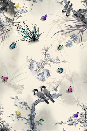 花卉印花花型图片