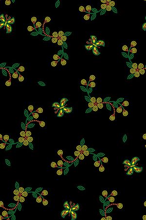 花卉印花花型图片