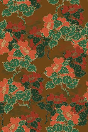 花卉印花花型图片