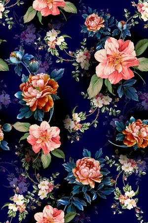 花卉印花花型图片