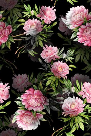 花卉印花花型图片