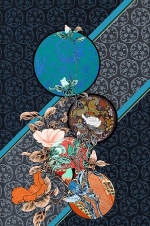 花卉印花花型图片