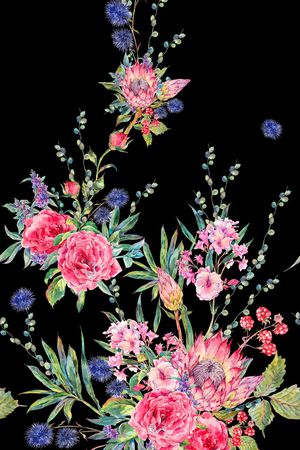 花卉印花花型图片