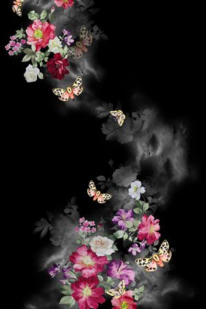 花卉印花花型图片