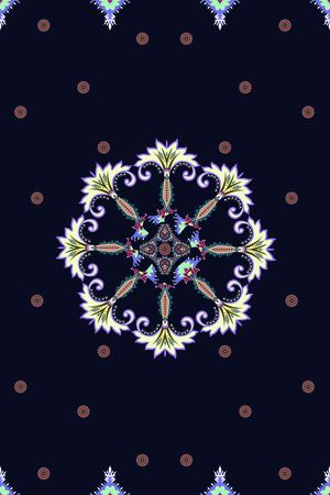 几何印花花型图片