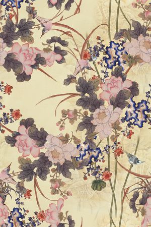 国画花印花花型图片