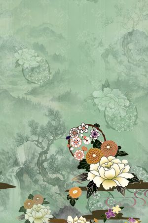 定位花印花花型图片