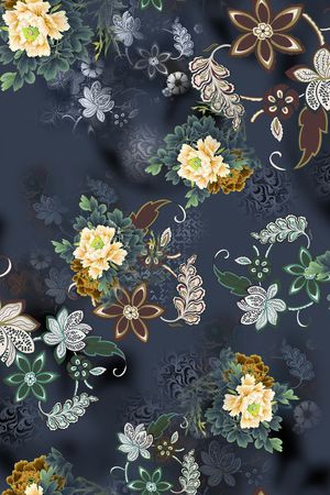 花卉印花花型图片