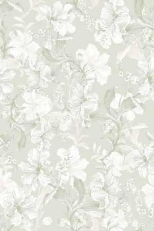 绿植树叶印花花型图片