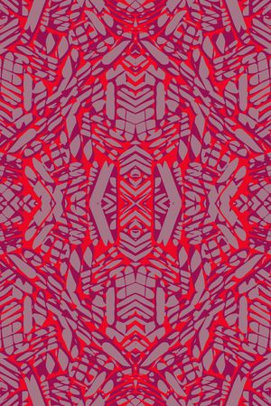 几何印花花型图片