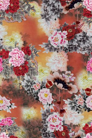 香云纱印花花型图片