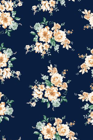 花卉印花花型图片