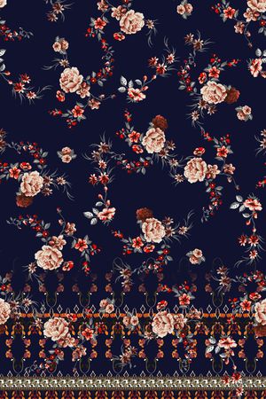 定位花印花花型图片