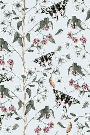 小碎花印花花型图片