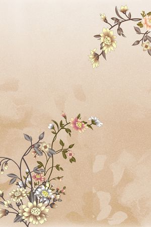 定位花印花花型图片
