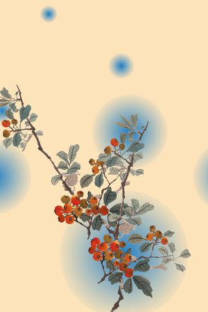 定位花印花花型图片