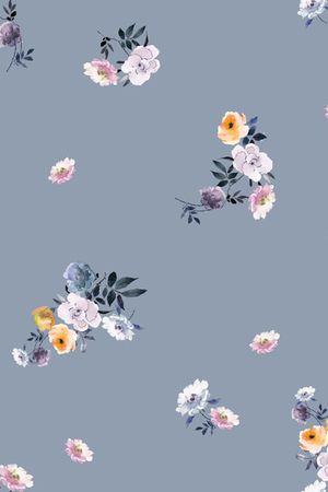 花卉印花花型图片