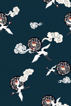 香云纱印花花型图片