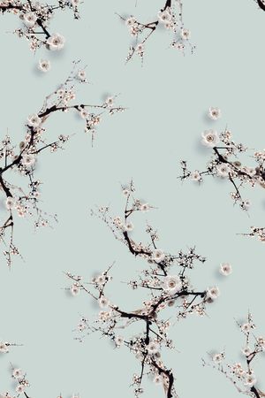 旗袍印花花型图片