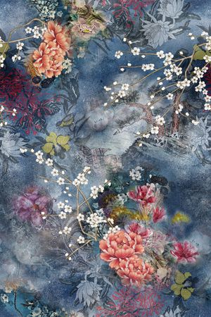 香云纱印花花型图片