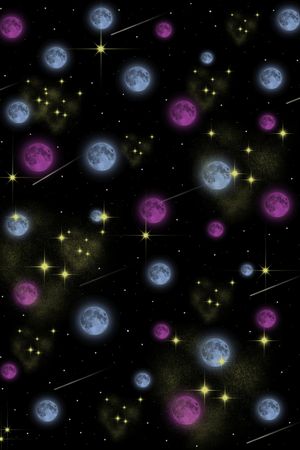 星空印花花型图片