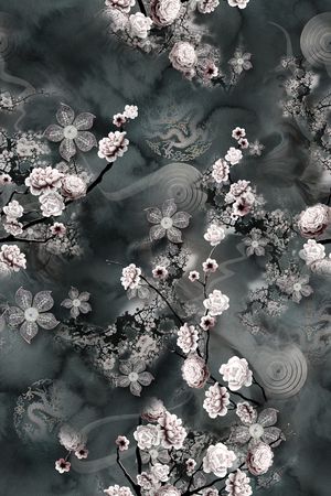 香云纱印花花型图片