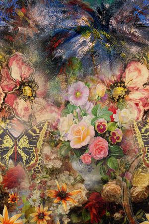 定位花印花花型图片
