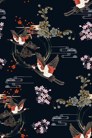 祥云印花花型图片