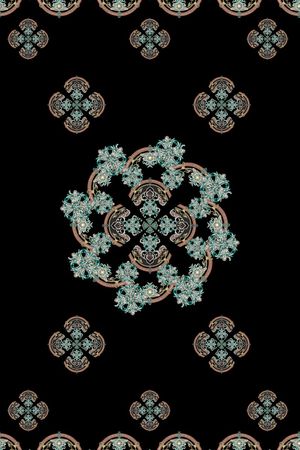 几何印花花型图片