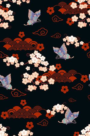 祥云印花花型图片