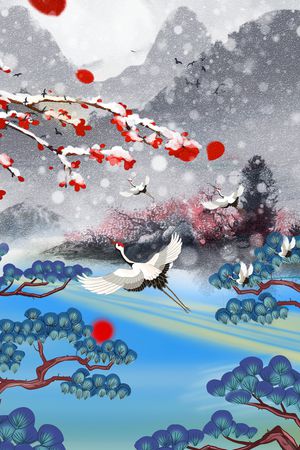 几何印花花型图片