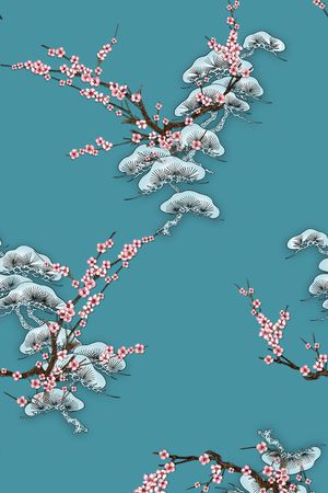 花卉印花花型图片