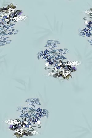 花卉印花花型图片