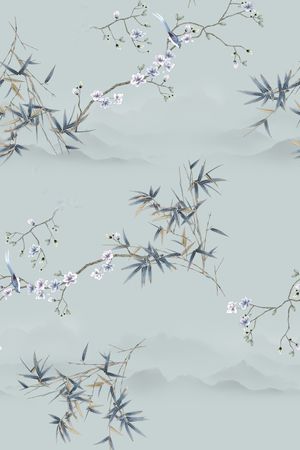 花卉印花花型图片