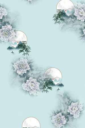 花卉印花花型图片