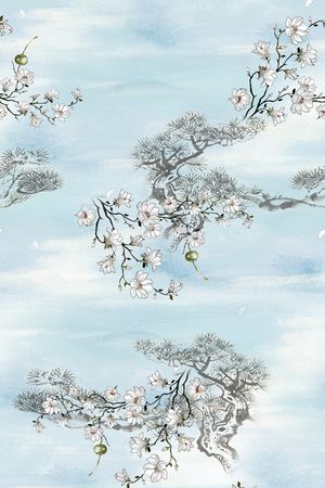 花卉印花花型图片