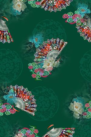 花卉印花花型图片
