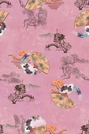 花卉印花花型图片
