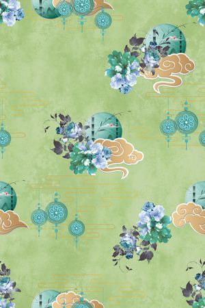 花卉印花花型图片
