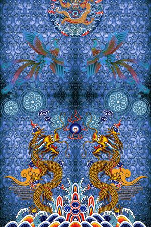 定位花印花花型图片