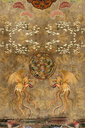 定位花印花花型图片