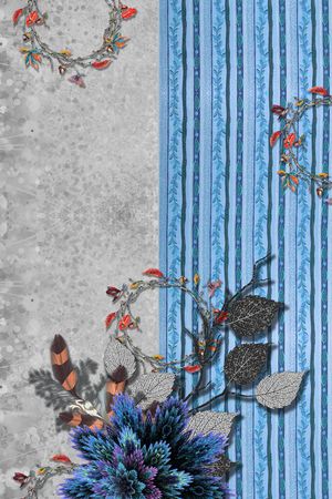 定位花印花花型图片