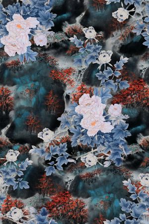 香云纱印花花型图片