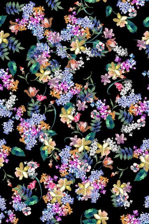 花卉印花花型图片