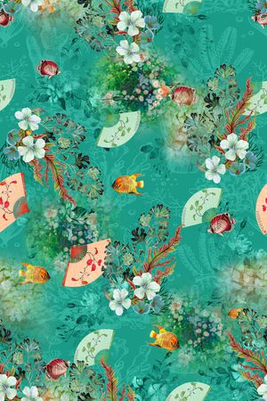 女装印花花型图片
