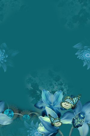 花卉印花花型图片
