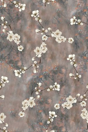 梅花印花花型图片
