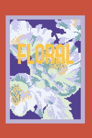 字母印花花型图片