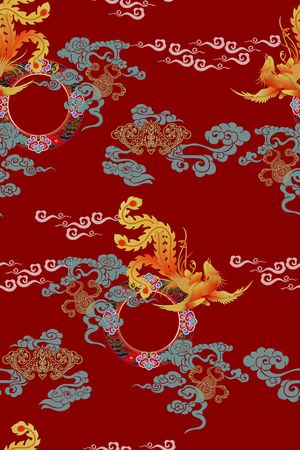 真丝印花花型图片
