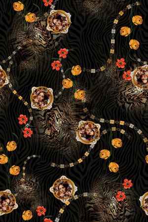 女装印花花型图片